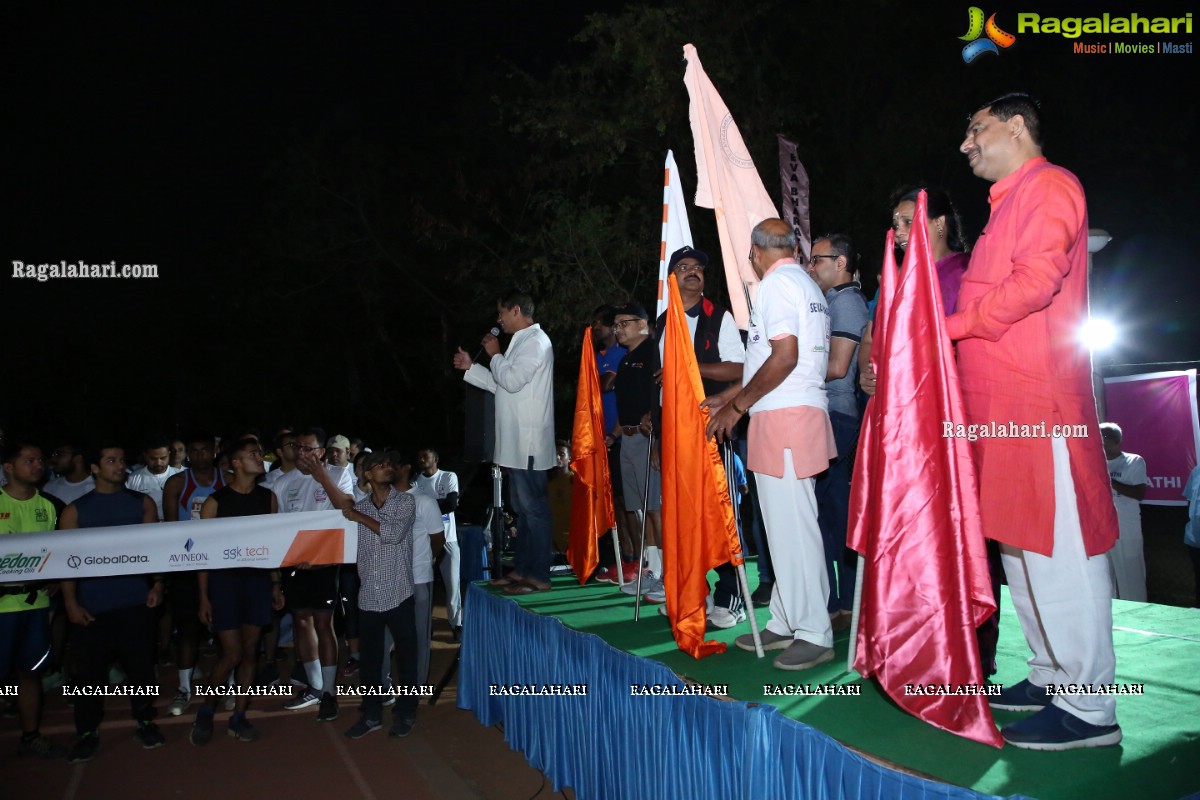 Run For Girl Child by Seva Bharathi at Gachibowli Stadium, Hyderabad