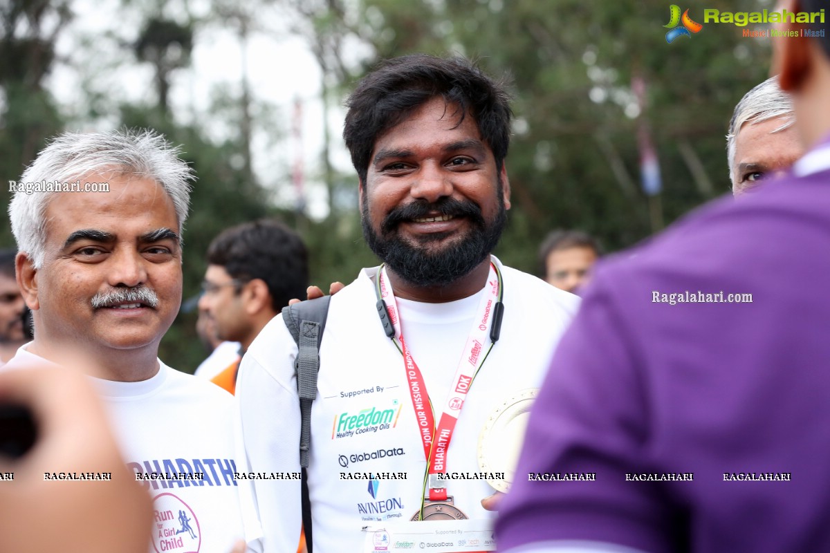 Run For Girl Child by Seva Bharathi at Gachibowli Stadium, Hyderabad