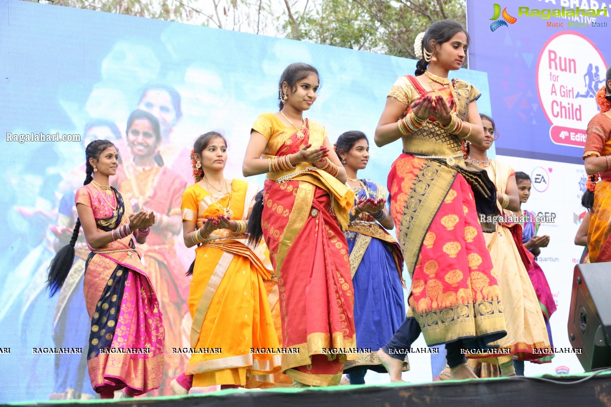 Run For Girl Child by Seva Bharathi at Gachibowli Stadium, Hyderabad