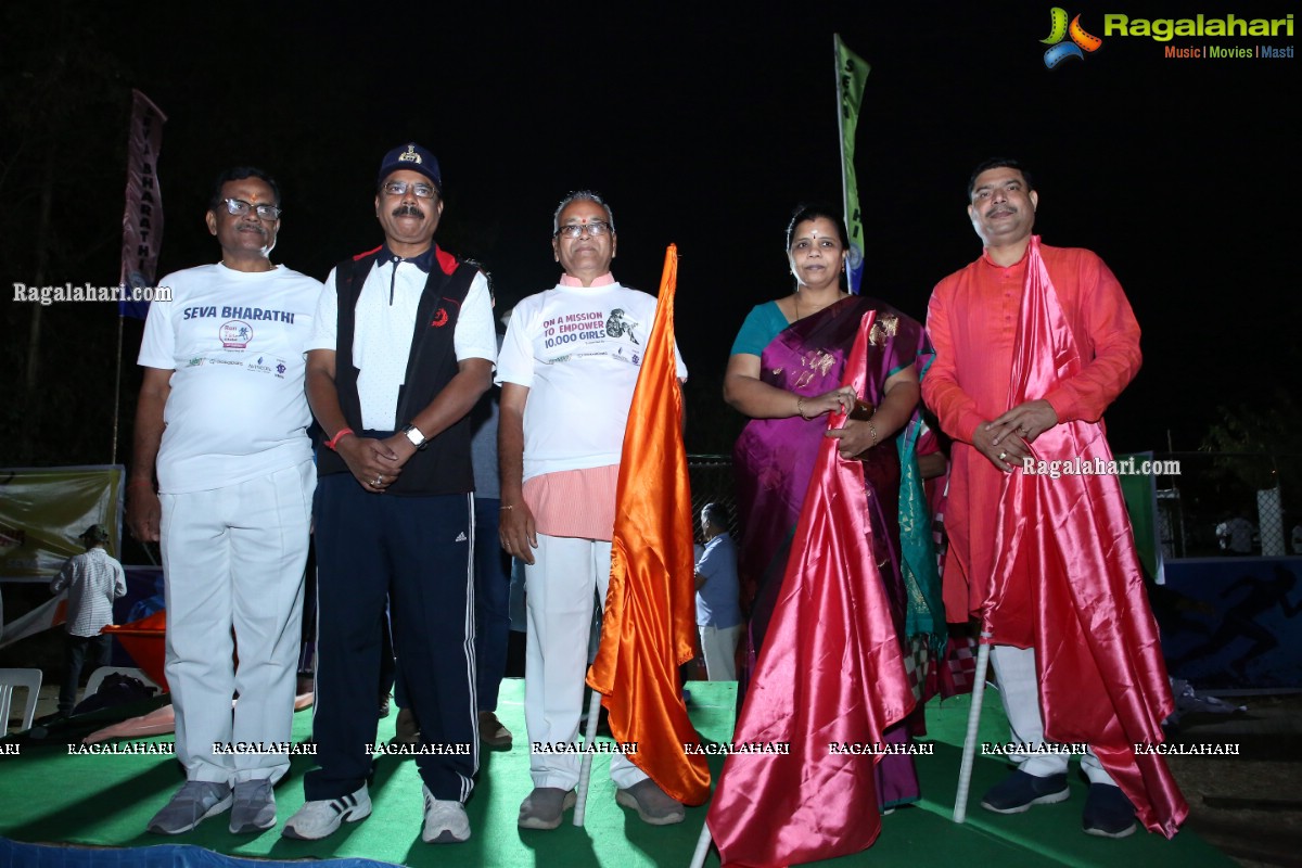 Run For Girl Child by Seva Bharathi at Gachibowli Stadium, Hyderabad