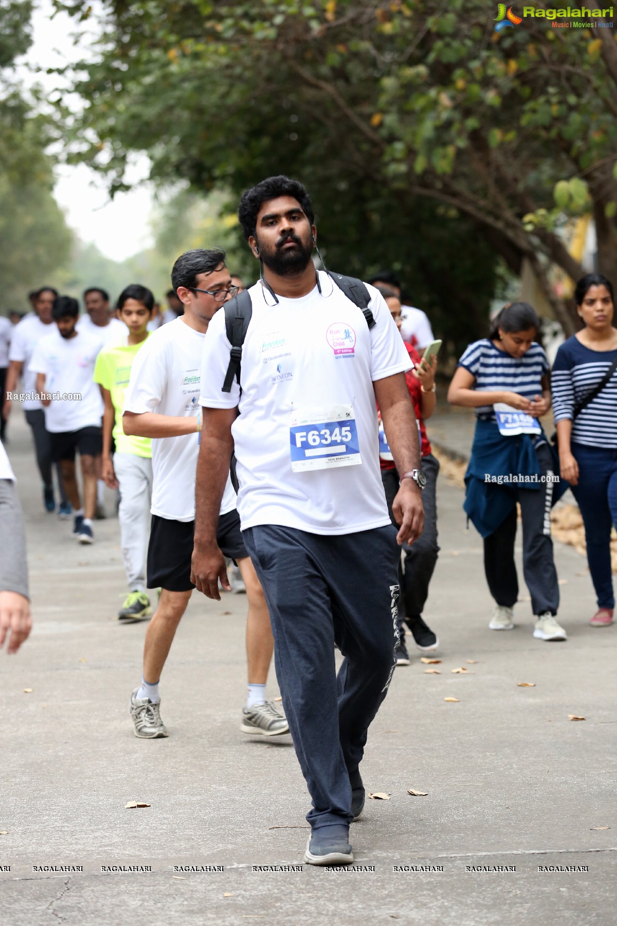 Run For Girl Child by Seva Bharathi at Gachibowli Stadium, Hyderabad