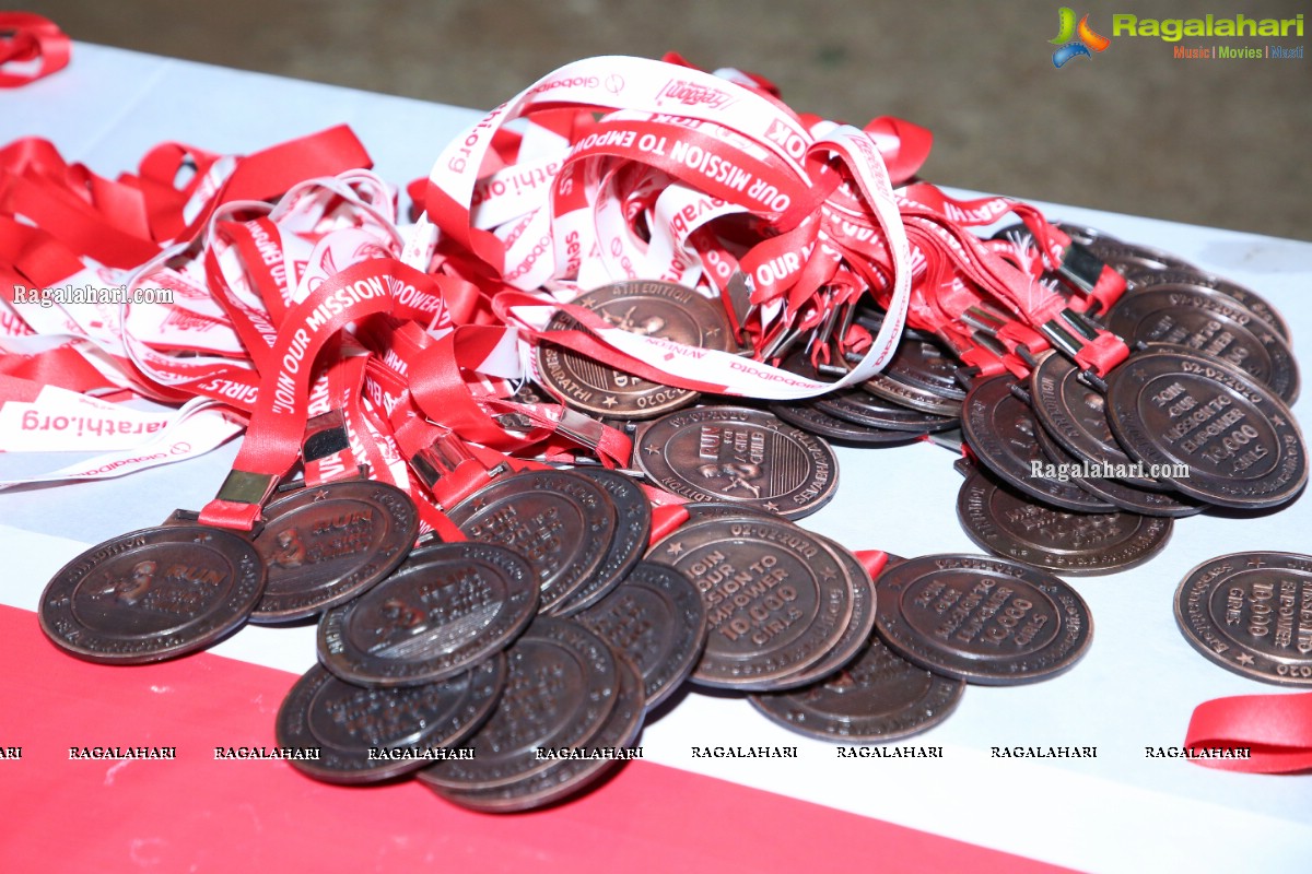 Run For Girl Child by Seva Bharathi at Gachibowli Stadium, Hyderabad