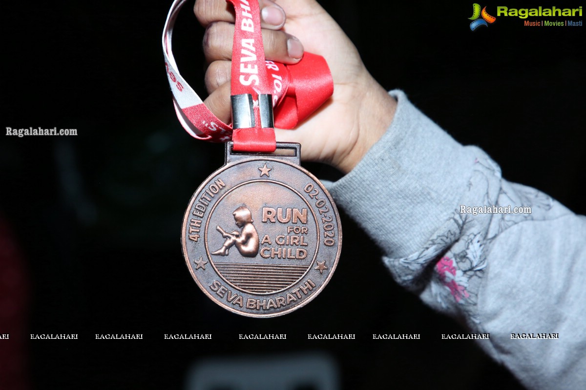 Run For Girl Child by Seva Bharathi at Gachibowli Stadium, Hyderabad