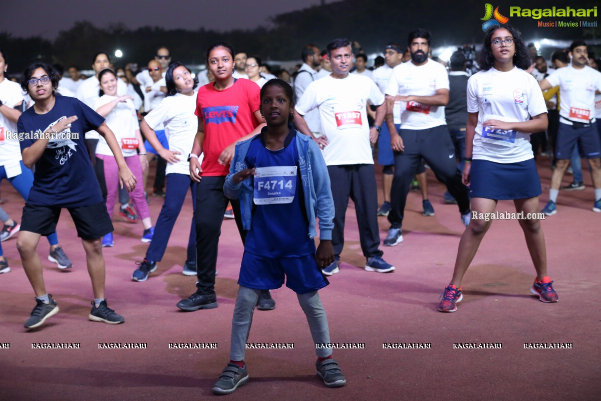 Run For Girl Child by Seva Bharathi at Gachibowli Stadium, Hyderabad