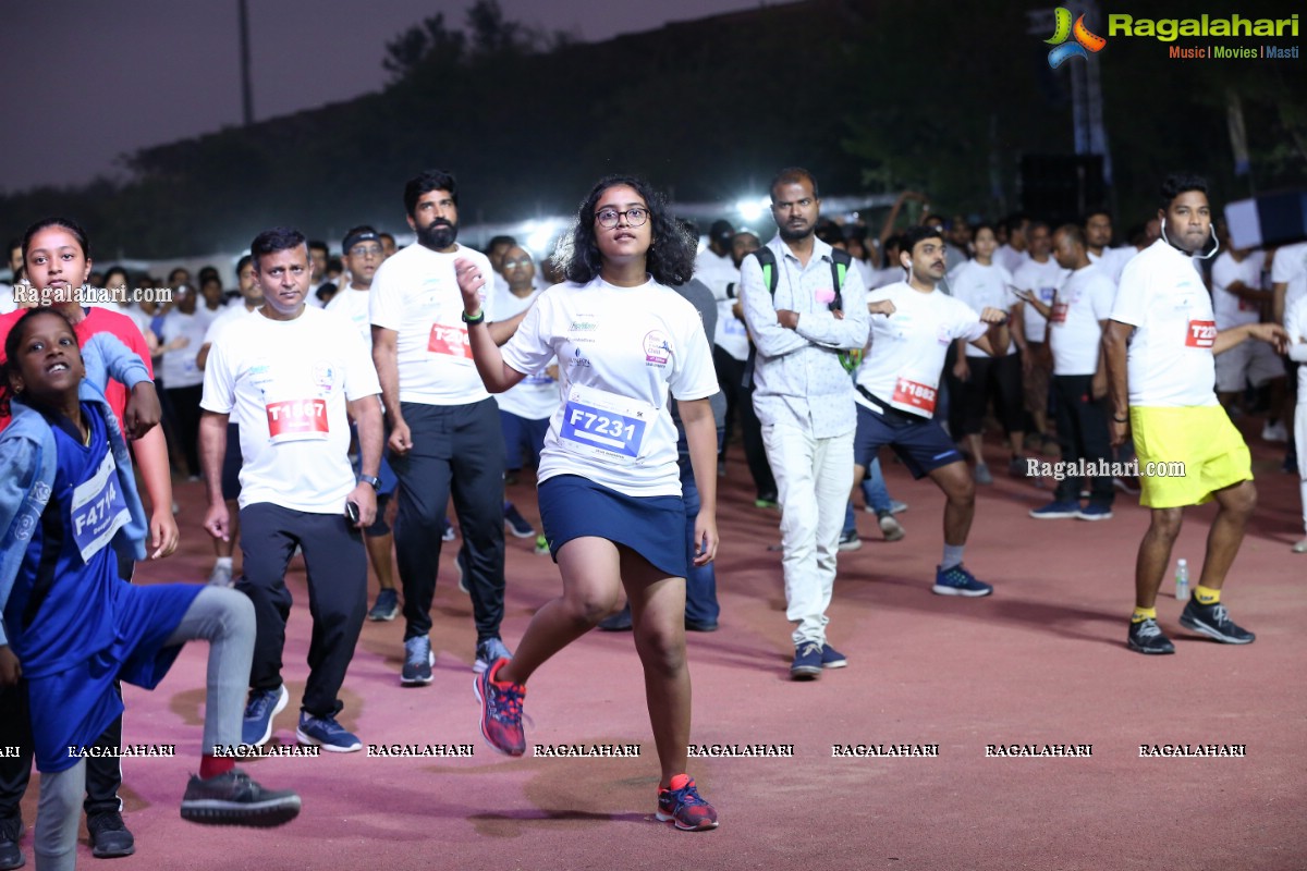 Run For Girl Child by Seva Bharathi at Gachibowli Stadium, Hyderabad