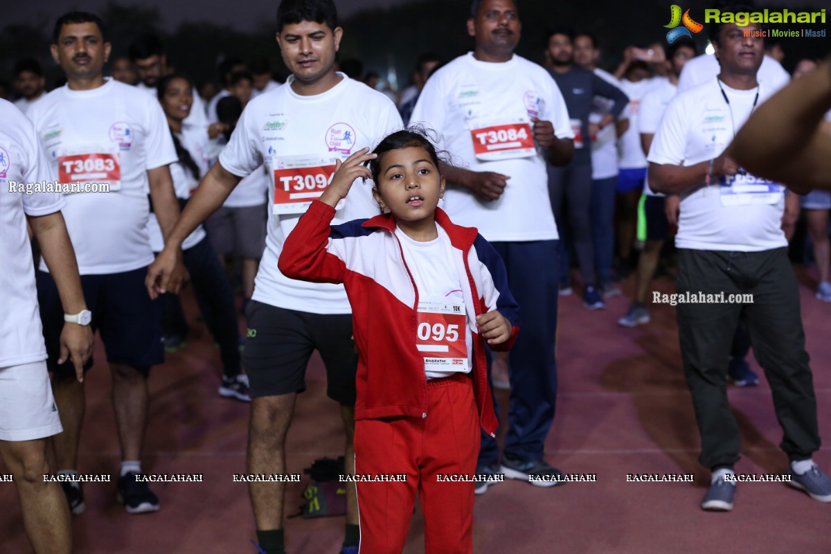 Run For Girl Child by Seva Bharathi at Gachibowli Stadium, Hyderabad