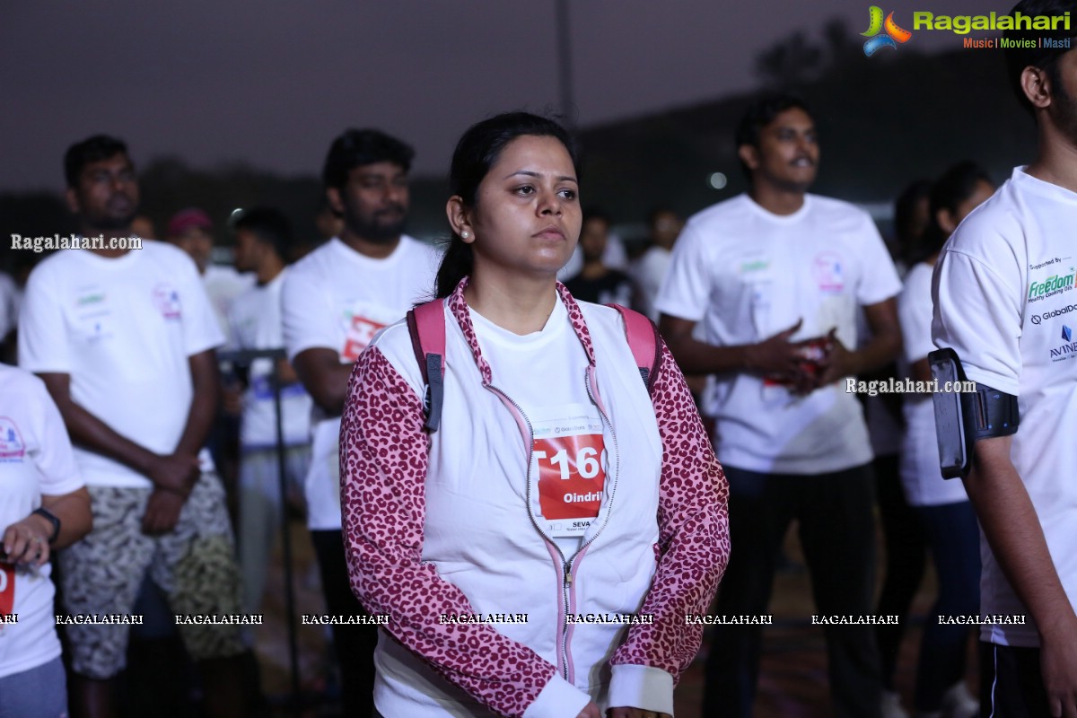 Run For Girl Child by Seva Bharathi at Gachibowli Stadium, Hyderabad