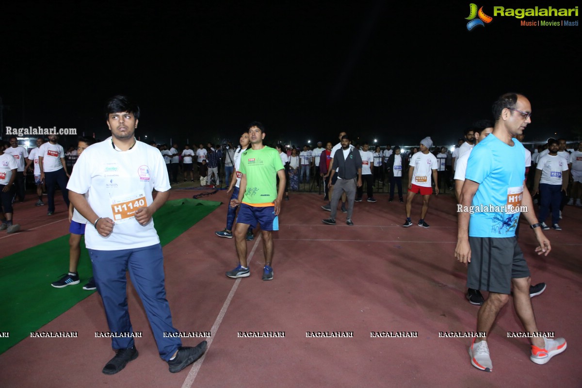 Run For Girl Child by Seva Bharathi at Gachibowli Stadium, Hyderabad