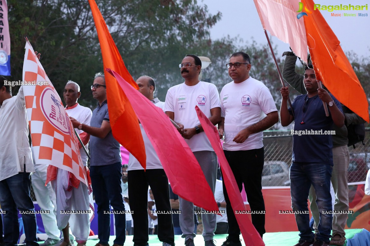 Run For Girl Child by Seva Bharathi at Gachibowli Stadium, Hyderabad