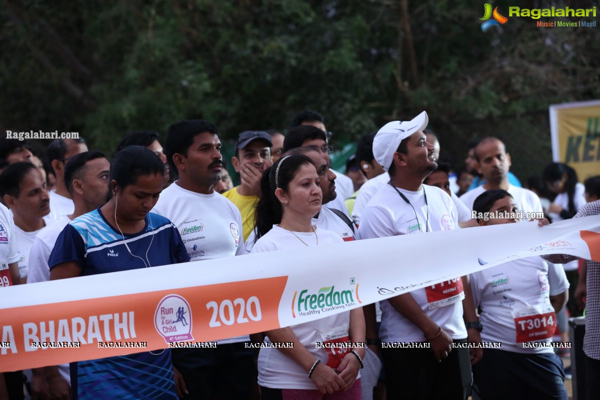 Run For Girl Child by Seva Bharathi at Gachibowli Stadium, Hyderabad