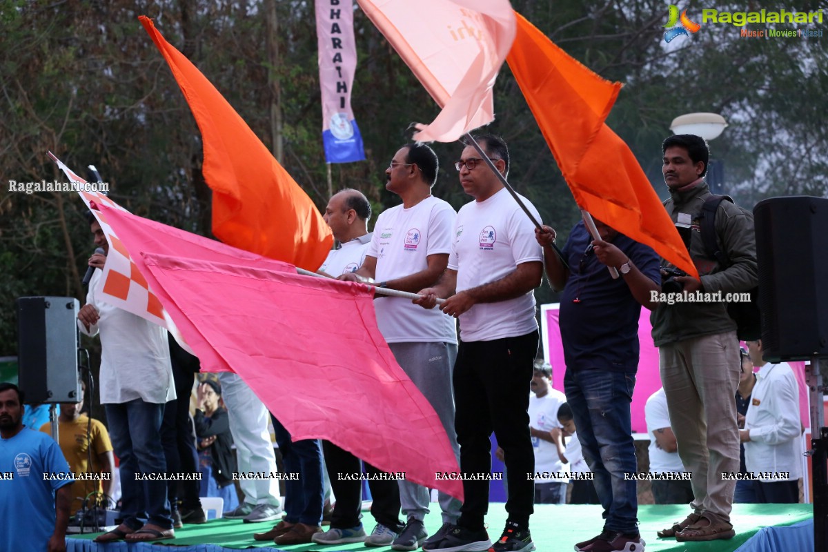 Run For Girl Child by Seva Bharathi at Gachibowli Stadium, Hyderabad