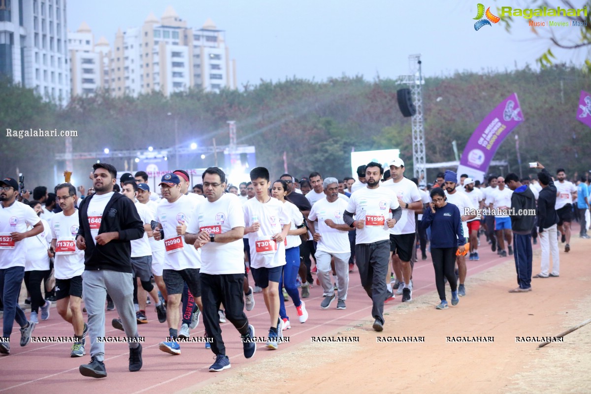 Run For Girl Child by Seva Bharathi at Gachibowli Stadium, Hyderabad