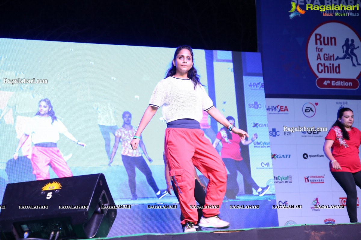 Run For Girl Child by Seva Bharathi at Gachibowli Stadium, Hyderabad