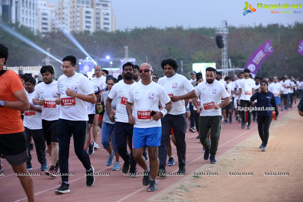 Run For Girl Child by Seva Bharathi at Gachibowli Stadium, Hyderabad