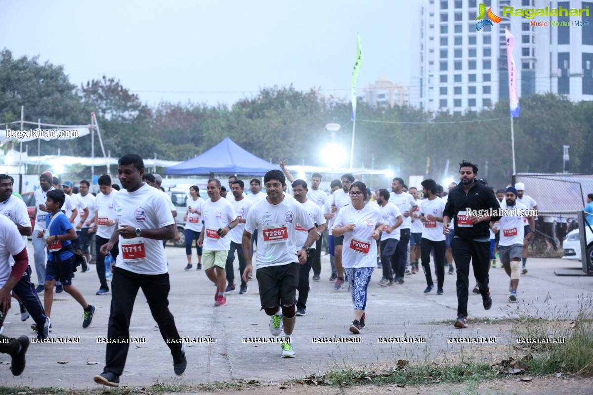 Run For Girl Child by Seva Bharathi at Gachibowli Stadium, Hyderabad