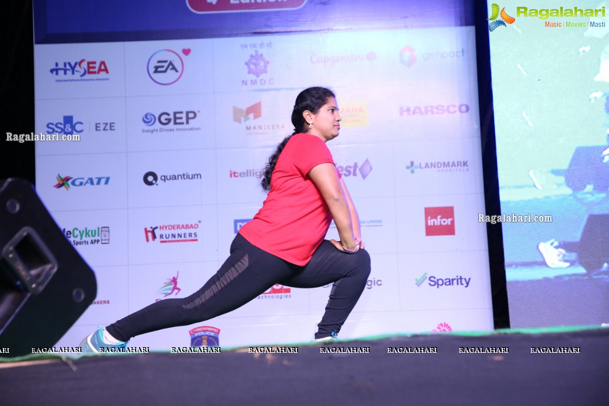 Run For Girl Child by Seva Bharathi at Gachibowli Stadium, Hyderabad