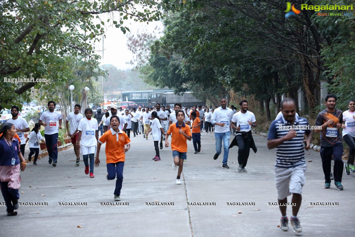 Run For Girl Child by Seva Bharathi at Gachibowli Stadium, Hyderabad