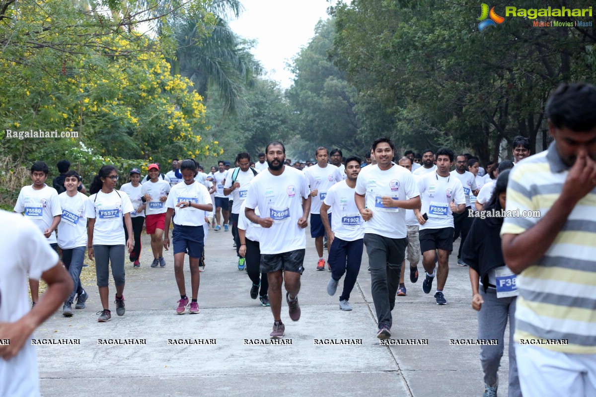 Run For Girl Child by Seva Bharathi at Gachibowli Stadium, Hyderabad