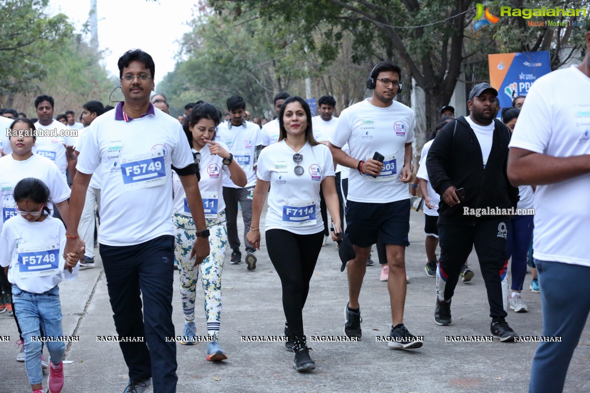 Run For Girl Child by Seva Bharathi at Gachibowli Stadium, Hyderabad