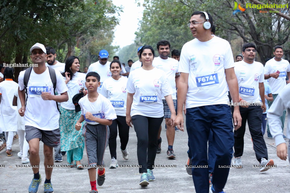 Run For Girl Child by Seva Bharathi at Gachibowli Stadium, Hyderabad