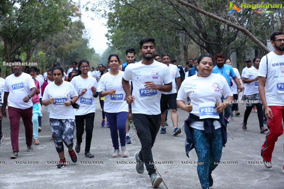 Run For Girl Child by Seva Bharathi at Gachibowli Stadium, Hyderabad