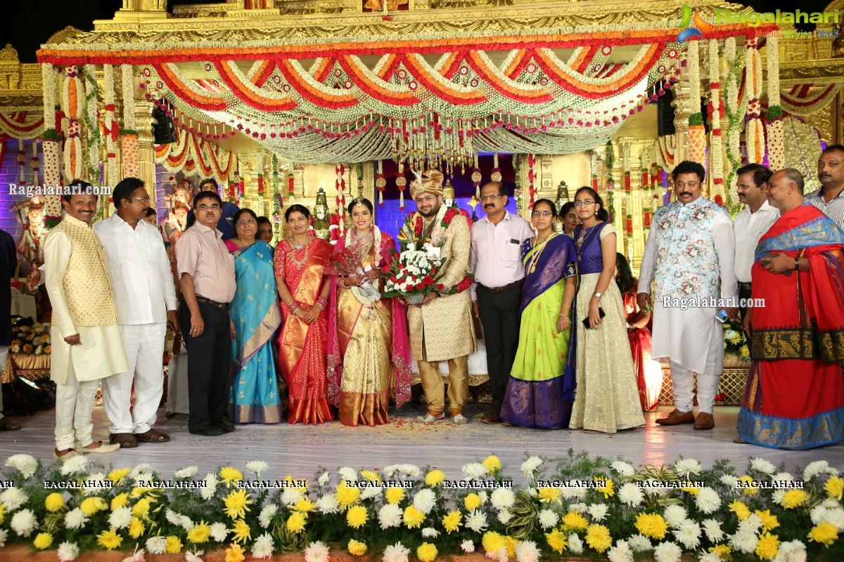 Wedding of Dr. Simran & Rishikesh Prasad at Imperial Garden, Secunderabad