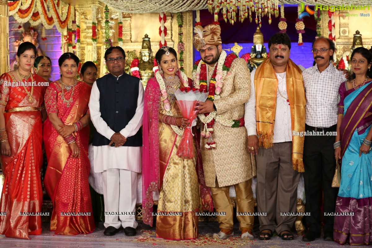 Wedding of Dr. Simran & Rishikesh Prasad at Imperial Garden, Secunderabad