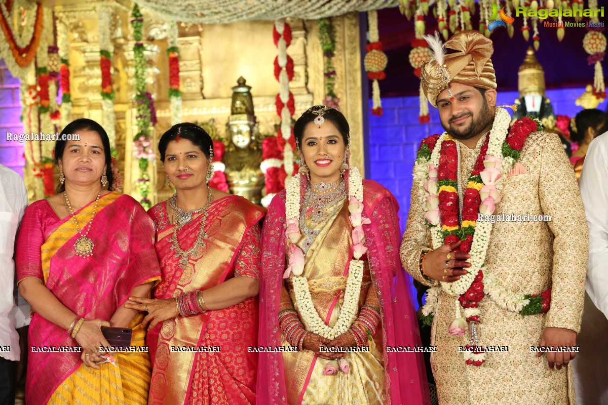 Wedding of Dr. Simran & Rishikesh Prasad at Imperial Garden, Secunderabad