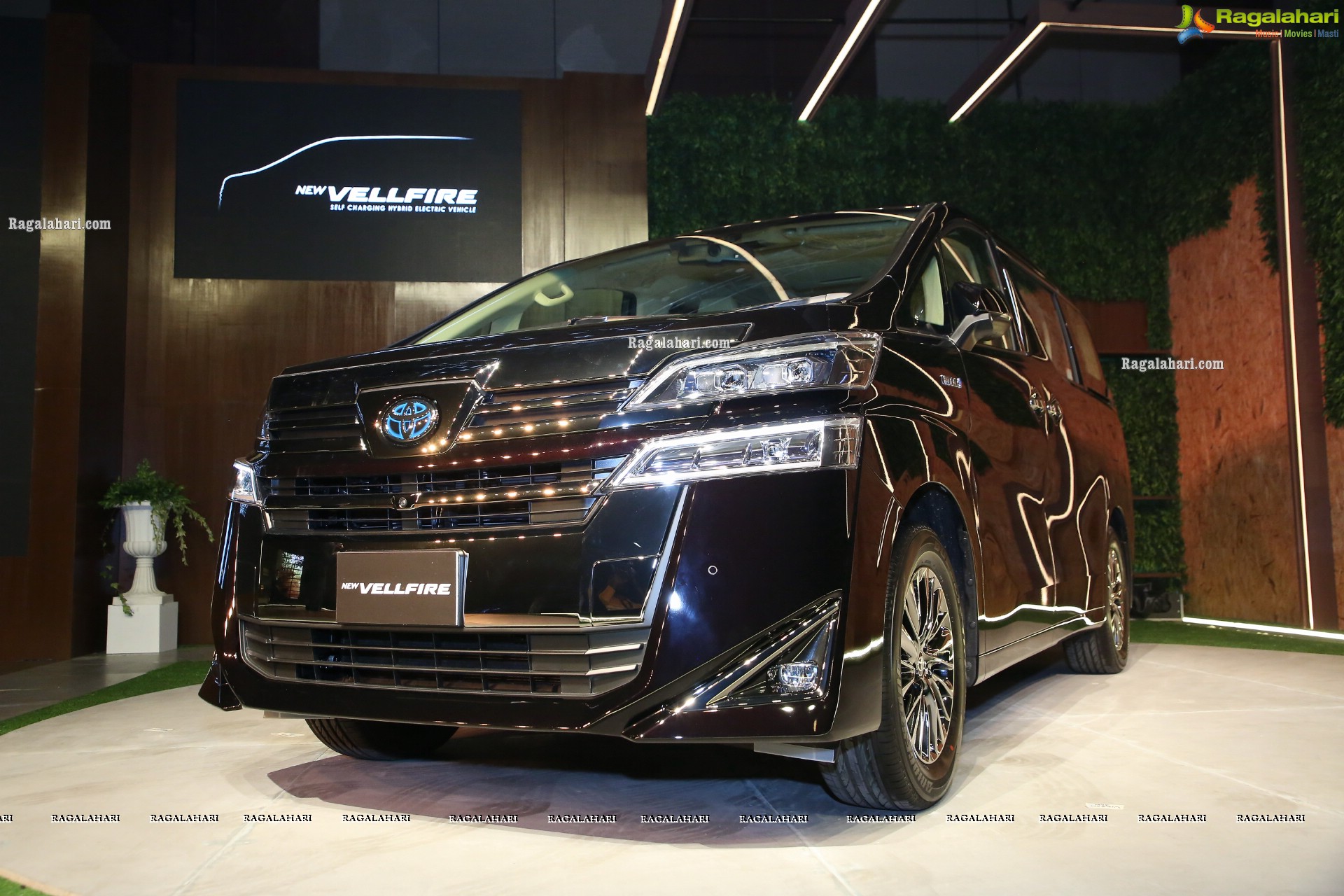 Luxurious Self-Charging EV Vellfire Showcased by Toyota at HICC