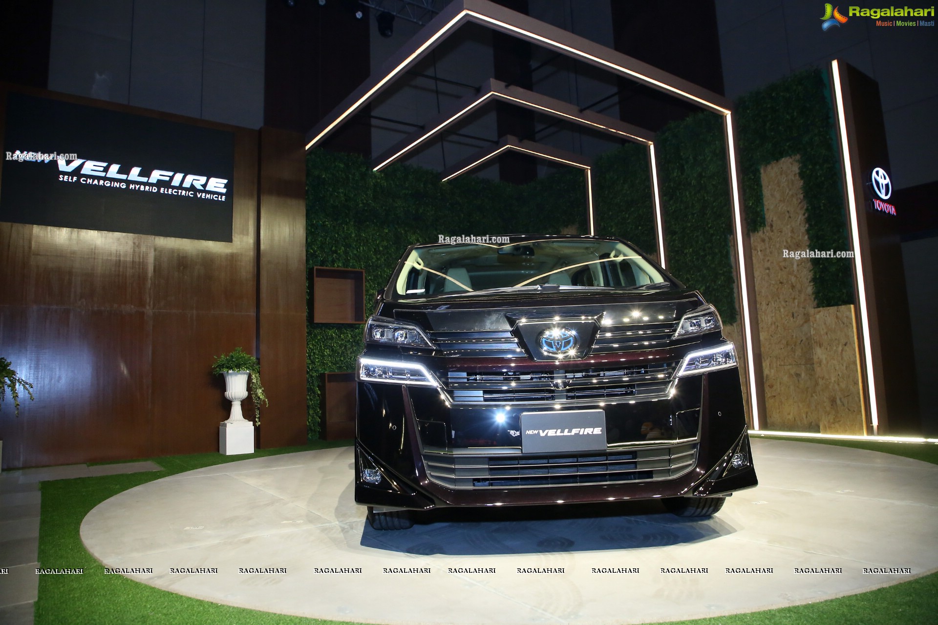 Luxurious Self-Charging EV Vellfire Showcased by Toyota at HICC