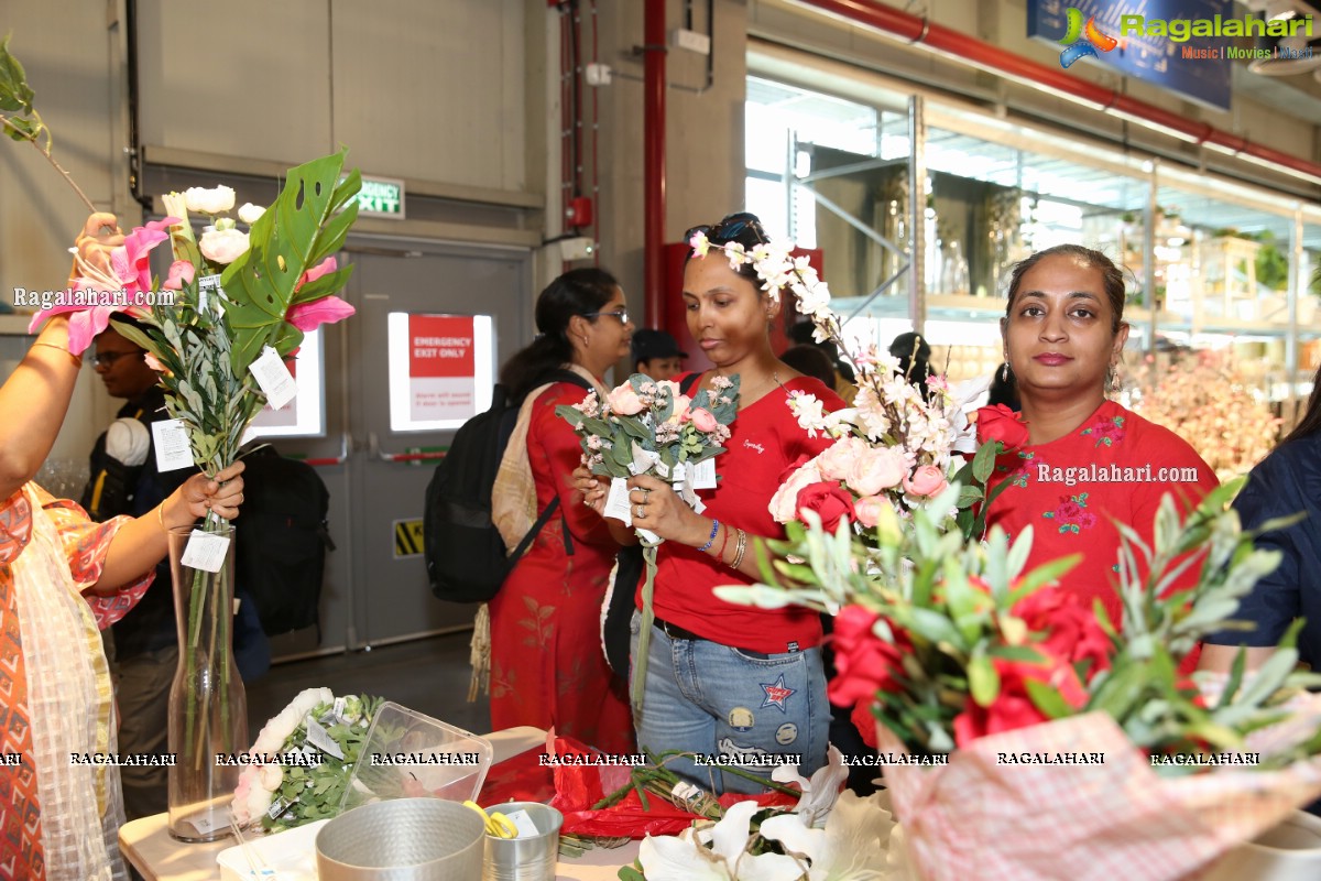 Bouquet making workshop at IKEA Hyderabad