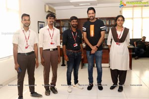 Naandi Movie Team Success Tour at VVIT College Guntur