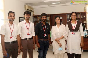 Naandi Movie Team Success Tour at VVIT College Guntur