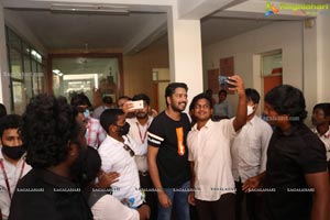 Naandi Movie Team Success Tour at VVIT College Guntur