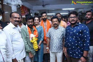 Uppena Movie Team at Annavaram Temple