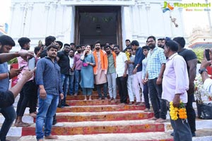 Uppena Movie Team at Annavaram Temple