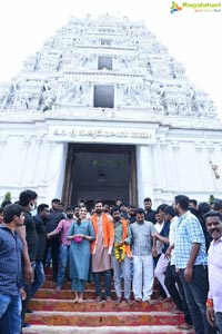 Uppena Movie Team at Annavaram Temple