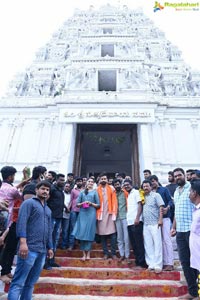 Uppena Movie Team at Annavaram Temple