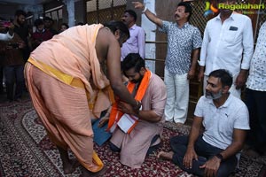 Uppena Movie Team at Annavaram Temple