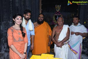 Uppena Movie Team at Warangal Bhadrakali Temple