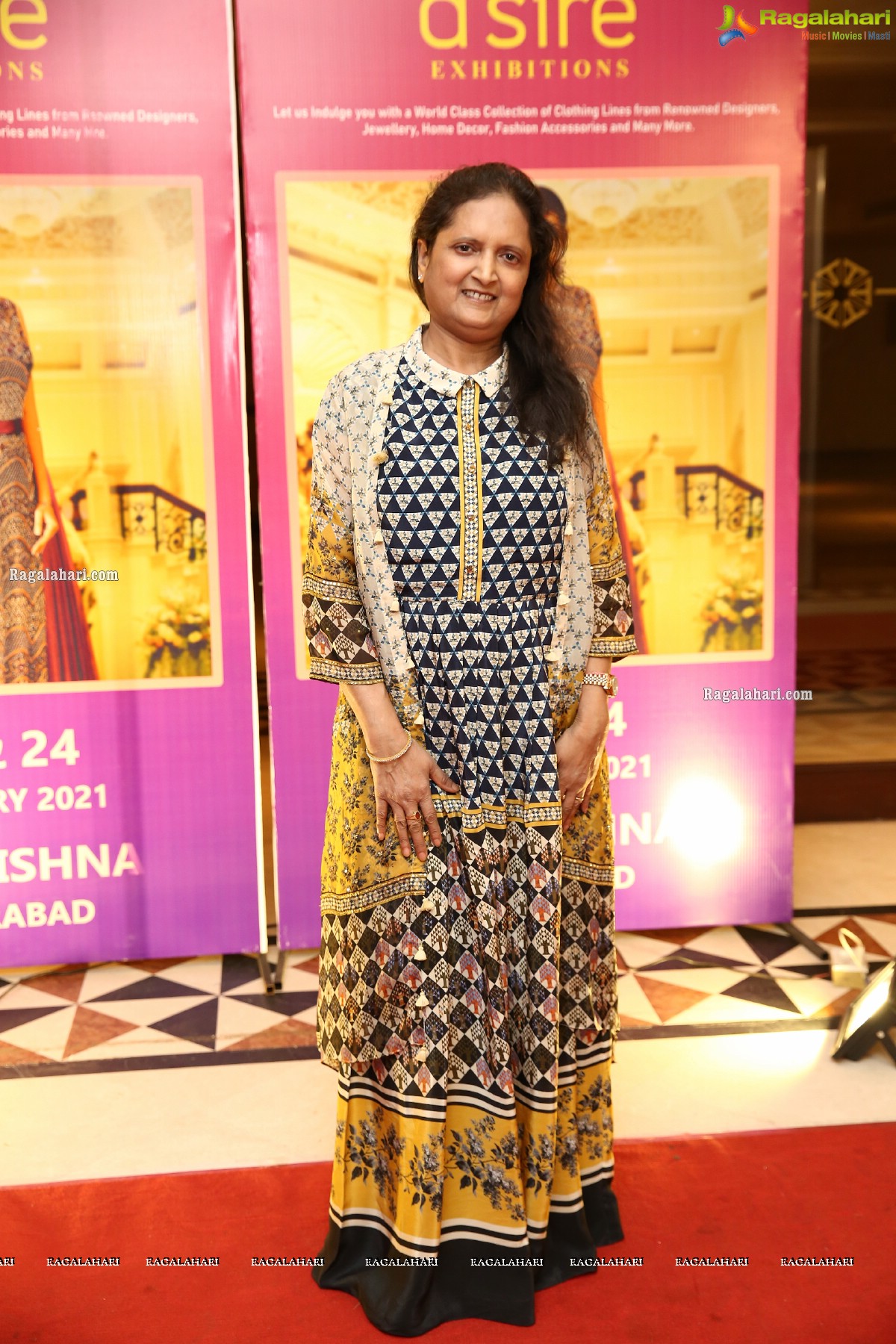 D'sire Designer Exhibition February 2021 Kicks Off at Taj Krishna