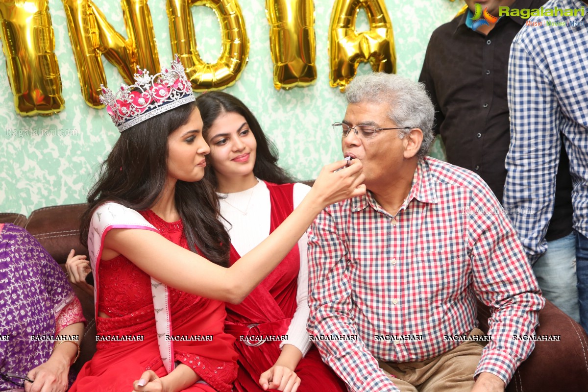 Femina Miss India World 2020 Manasa Varanasi Receives a Grand Welcome at Home