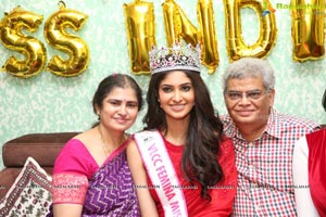 Femina Miss India World 2020 Manasa Varanasi gets Welcome