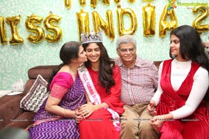 Femina Miss India World 2020 Manasa Varanasi gets Welcome