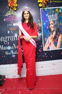 Femina Miss India World 2020 Manasa Varanasi gets Welcome