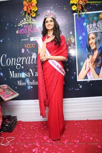 Femina Miss India World 2020 Manasa Varanasi gets Welcome