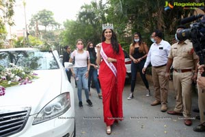 Femina Miss India World 2020 Manasa Varanasi gets Welcome