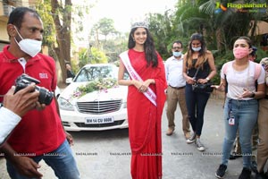 Femina Miss India World 2020 Manasa Varanasi gets Welcome