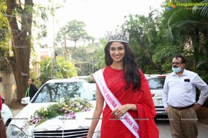 Femina Miss India World 2020 Manasa Varanasi gets Welcome