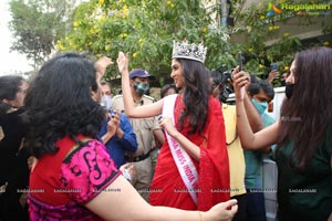 Femina Miss India World 2020 Manasa Varanasi gets Welcome